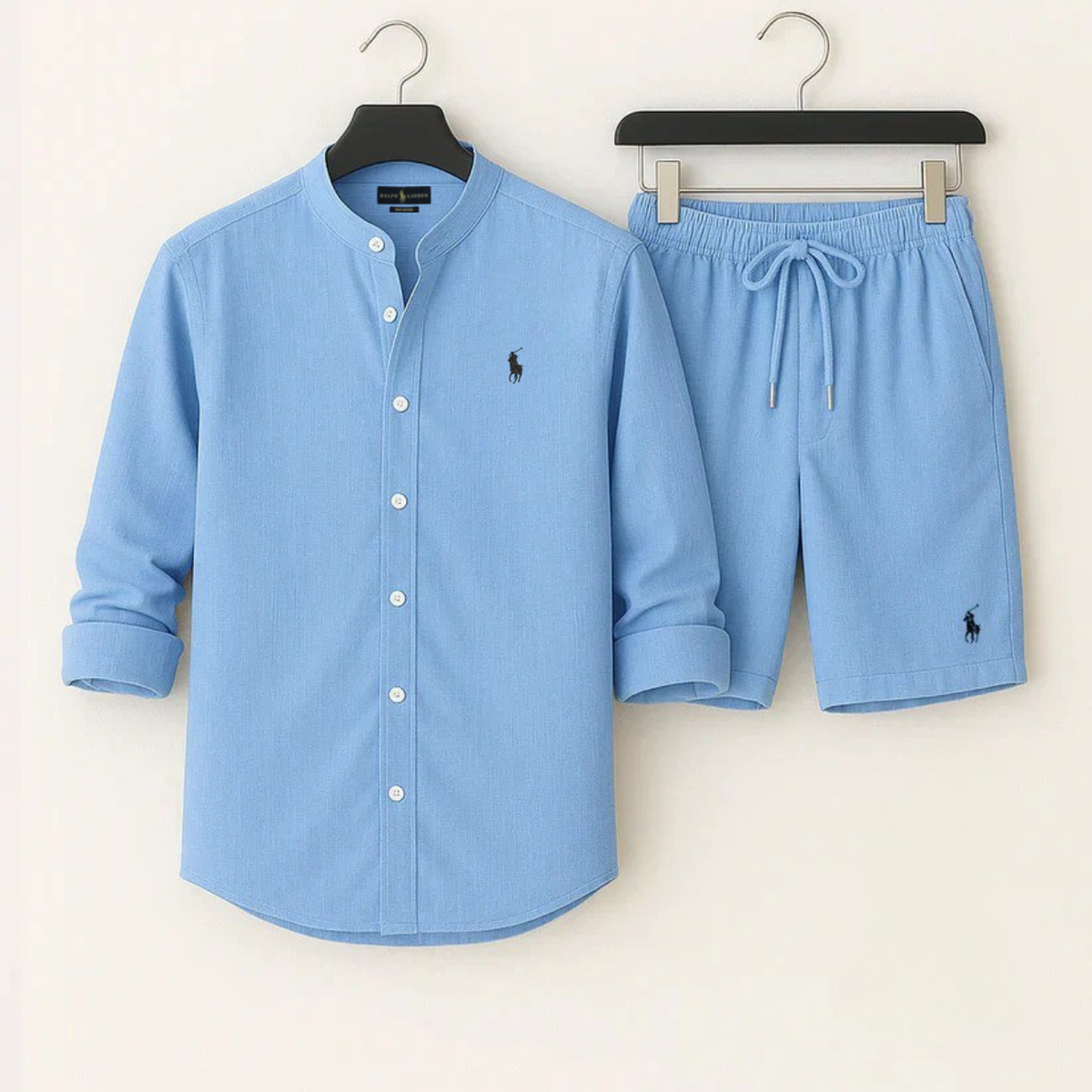 L.R Summer Shirt & Shorts Set - Clearance Sale